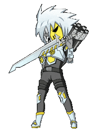 Lunime anime games life yellow Sticker