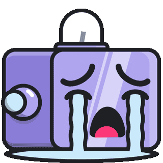 Sad Cry Sticker