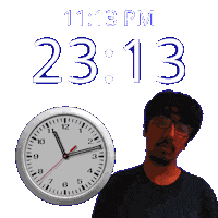 11 Pm Sticker
