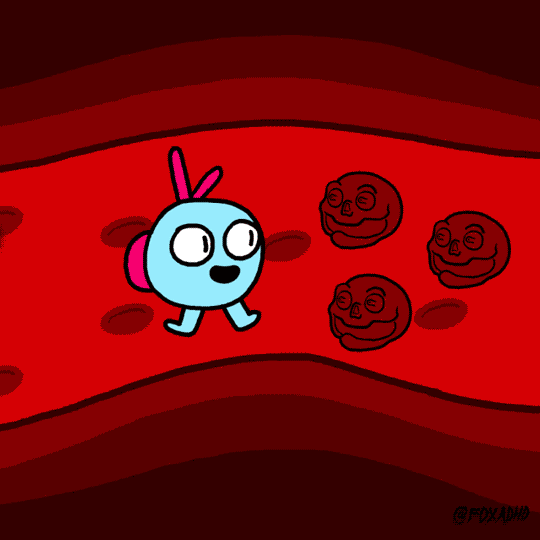 Blood Vein GIF by Animation Domination High-Def