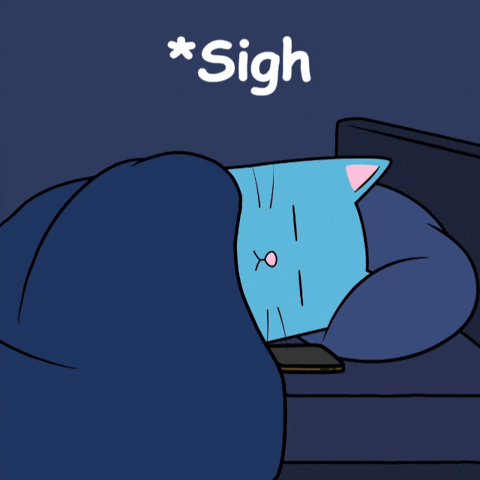 Blue Cat Nopecat GIF
