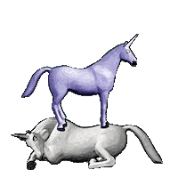 charlie the unicorn no Sticker