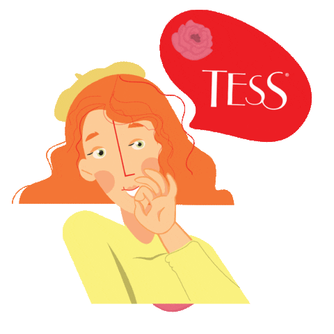 TESSTEA giphyupload tess правилачая Sticker