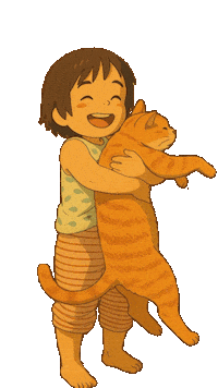 Small Cat Love Sticker