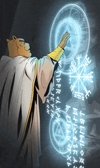 Wizard Spell GIF by Camel Dad