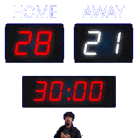 21 Away Sticker