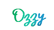 Calligraphy Ozzy Sticker