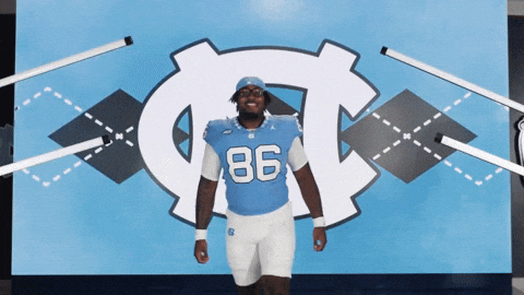 University Of North Carolina Football GIF by UNC Tar Heels