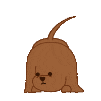 Dog Illustrate Sticker