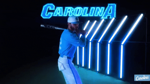 North Carolina Baseball GIF by UNC Tar Heels