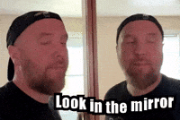 Disappointed Look In The Mirror GIF by Mike Hitt