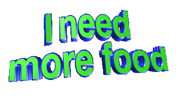 hungry feed me Sticker