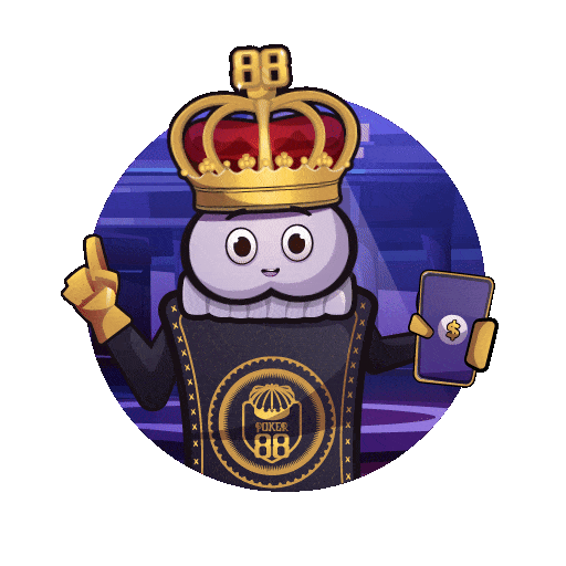 Happy Fun Sticker by Poker88 Official