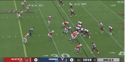 therealessad giphygifgrabber football uva ncstate GIF
