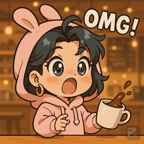 Coffee Shop Wow GIF by Persona