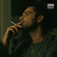 Thinking Smoking GIF by HBO Max