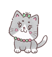 Molecat happy cat excited walk Sticker