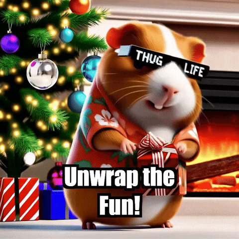 Winter Gifts GIF by Guinea Gambino