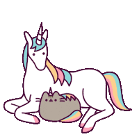 Friends Rainbow Sticker by Pusheen