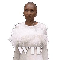 What The Hell Wtf Sticker by Cynthia Erivo