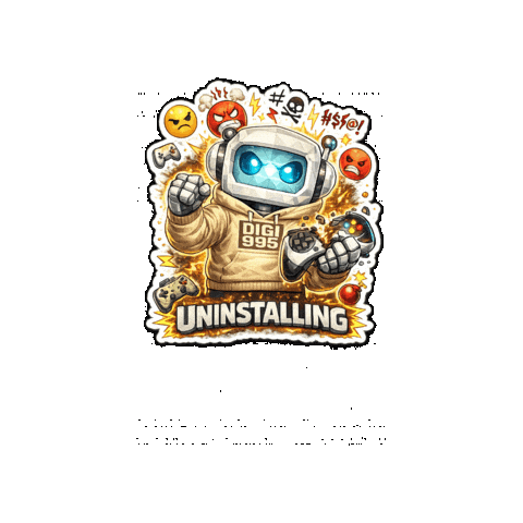 Rage Quit Sticker by Digi 995