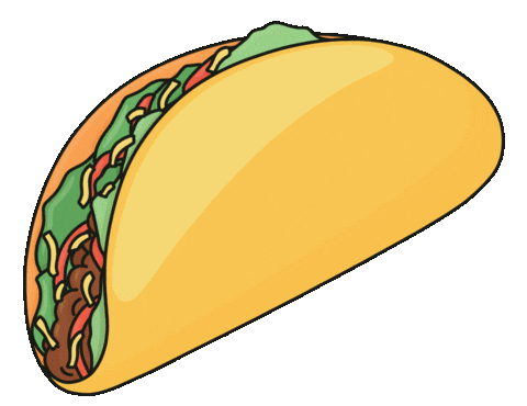 Mexican Food Tacos Sticker by Nora Fikse