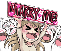Excited Marry Me GIF by Jin