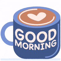 Good Morning Hello GIF by Animanias