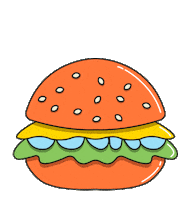 Skate Burger Sticker by American Socks