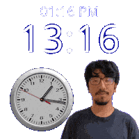 1 Pm Sticker