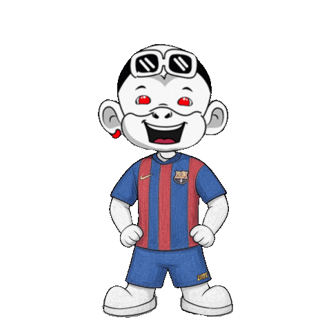 Red Earring Monkey Sticker by Zhot