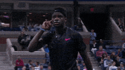 cant hear you frances tiafoe GIF by US Open