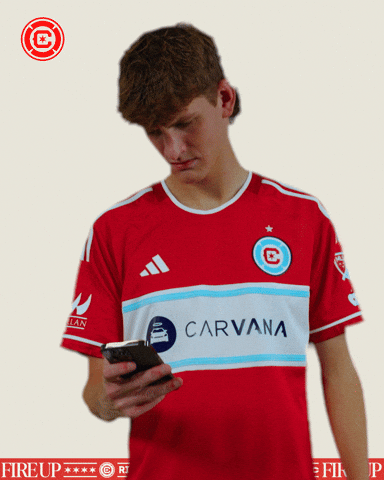 Chicago Fire Phone GIF by Chicago Fire Football Club