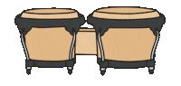 Drum Sticker by Minitravolta