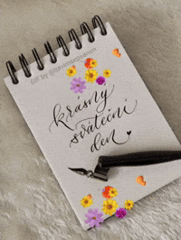 bavimsepsanim birthday lettering calligraphy wish GIF