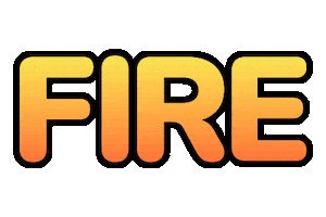 Burning On Fire Sticker