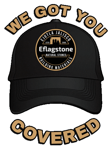 Black Hat Sticker by Eflagstone Natural Stones