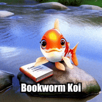 Koi Fish Book GIF by TheConfishius