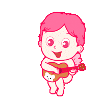 Ukulele 音楽 Sticker