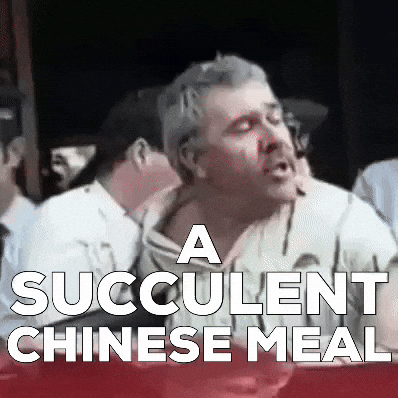 Democracy Manifest Succulent Chinese Meal GIF by Tony Ciccone Photography