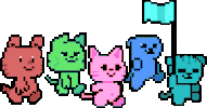 Cat Coming Sticker