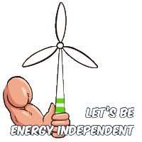 energy elections Sticker