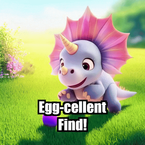 Easter Eggs GIF by Divineasaur