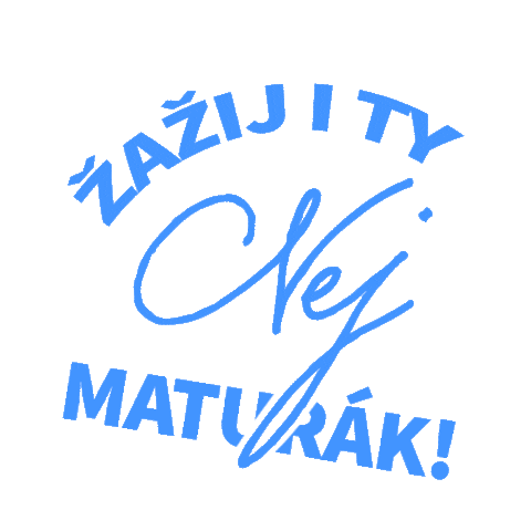 Nejmaturak giphyupload maturak maturitniples nejmaturak Sticker