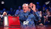 Television Yes GIF by The Voice of Italy
