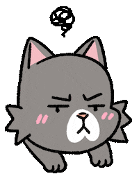 Angry Cat Sticker by Ai and Aiko
