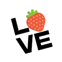 fraom love strawberry amore fragola Sticker