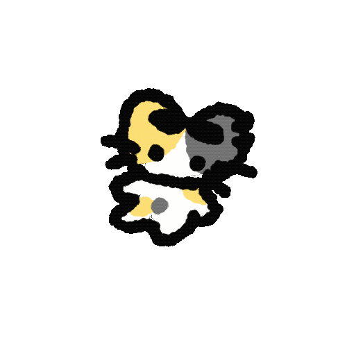 Bored 고양이 Sticker