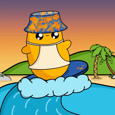 Studying Surfs Up GIF