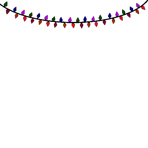 Christmas Lights Sticker